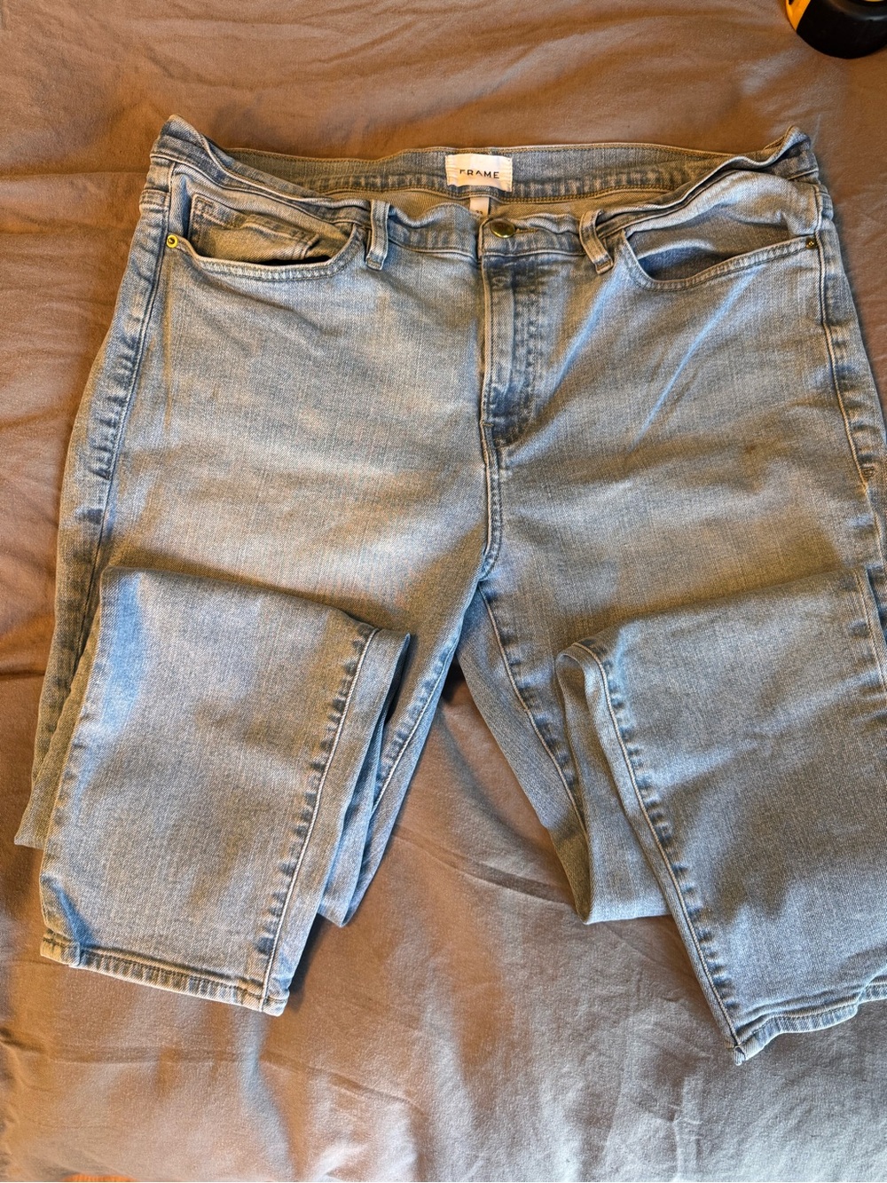FRAME Denim Blue Springs Le Garçon Jeans 33